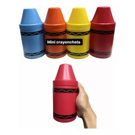 KFMX  Vaso Mini Forma De Lapizcrayola Dulcero Crayonchelita
