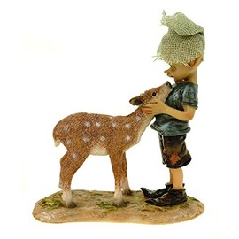 Joh. Vogler GmbH Bambi and I Pixie Strokes Fawn 15 cm Figure Leprechaun Fairy Mythical Creatures