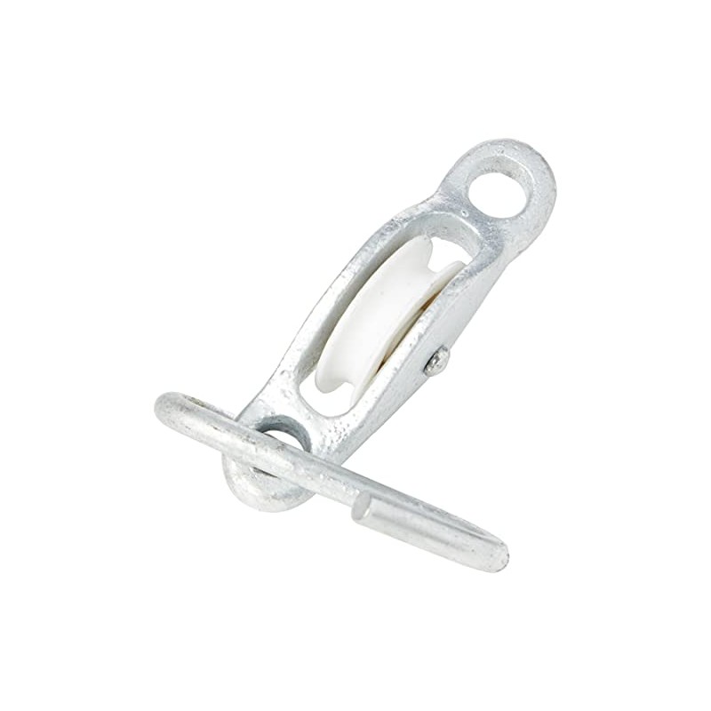 Merriway BH05880 Washing Line Rope Pulley with Hook, 32mm (1.14