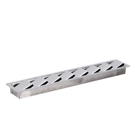 42.7cm/16.8 Inch Stainless Steel Marine Louvered Vent Grille - 8 Slots Oblong Grid Cover for Boat Cabin Ventilation, Yacht, Ship Air Flow Control