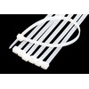 ORNO AE-13199 Cable Ties Resealable Pack of 100 White (3.6