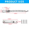 KRYVLEXA Heavy Duty Door Chain Lock - 304 Stainless Steel,
