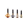 Bloomingville Multi-Color Glass & Metal, Set of 4 Taper Holder,