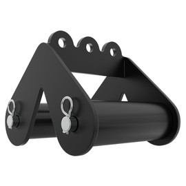 GCA Titan Twist Revolving Two Hand Deadlift Handle Rolling Strength Iron Grip Training Arm Wrestling Hand Gripper (Bishop Grip – 2")