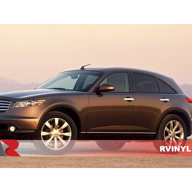 Rvinyl Pillar Post Window Trim Compatible with Infiniti FX35 2003-2008