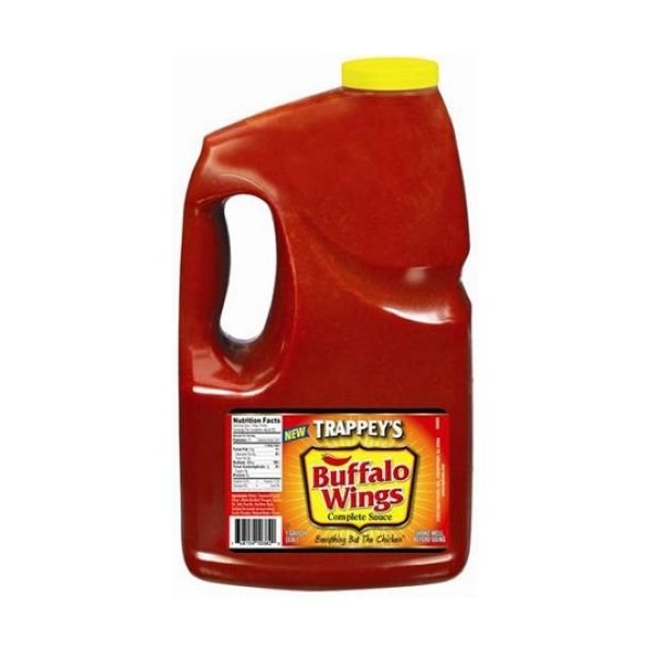 Trappeys Buffalo Wings Complete Sauce, 1 Gallon -- 4 per case.
