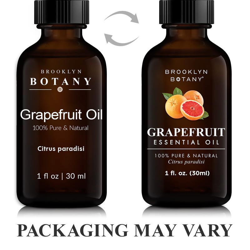 Brooklyn Botany Grapefruit Essential Oil - 100% Pure and Natural