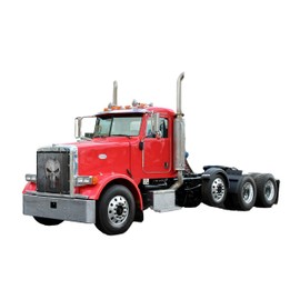 Premium SKULL Bug Screen Fits Peterbilt 379 Long / Extended Hood 127" (Does not fit Regular Hood) (Bug Screen Only)