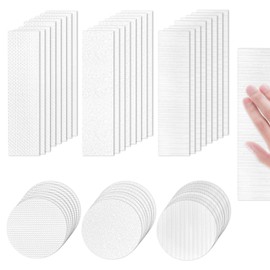 TBTFW 48Pcs Calm Sensory Strips Adhesives Stickers, 6 Levels Translucent Textured Tactile Rough Sensory Stickers Anti Stress Anxiety Sensory Stickers for Desk Classroom