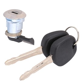 Tacoma Fuel Door Lock Cylinder with 2 Keys Compatible with 1995-2004 Toyota Tacoma 2000-2003 Toyota Tundra Fuel Filler Lid Lock Cylinder 69058-26030 69058-35140 69058-29016