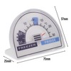 Fridge Thermometer or Freezer Thermometer Dial With Recommended Temperature Zones