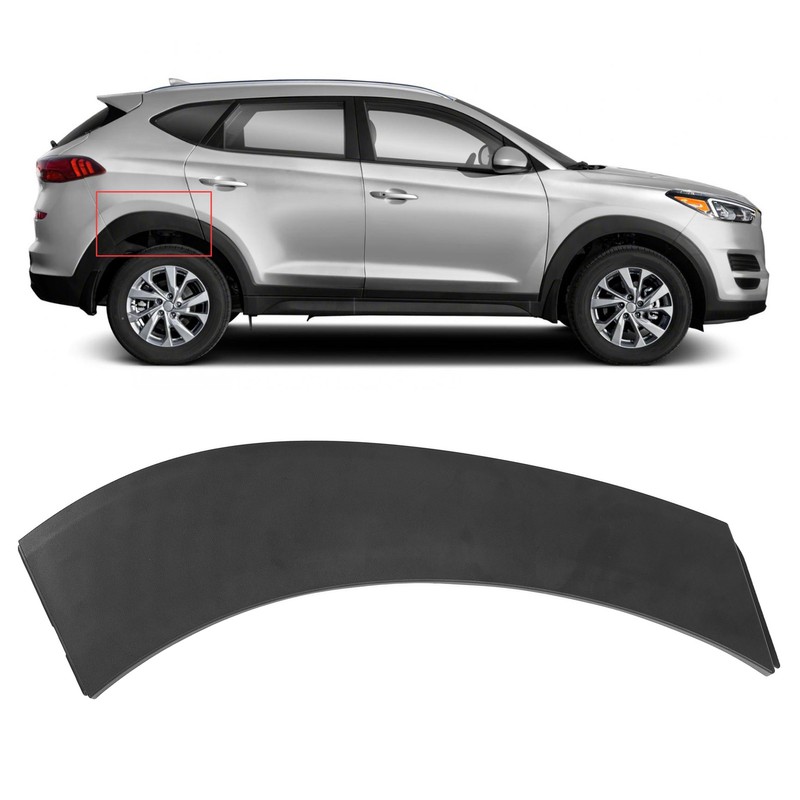 Rear Mudguard Molding Trim Protective Rugged Rear Mudguard Wheel Molding