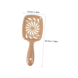 TOVINANNA Hairdressing Comb Massage Portable Styling Tool Static Frizz Dry Wet Hair Fluffy Textured Comfortable for Women Styling Accessory