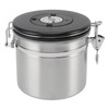 Airtight Coffee Canister 1.2L 304 Stainless Steel Coffee Bean Storage
