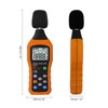 Meichoon Handheld Decibel Meter Digital Sound Level Meter A/C Weighted