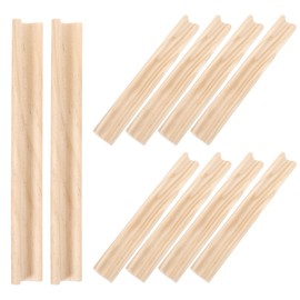 Gatuida 10 Stück Teiliges Holz Buchstabenhalter für DIY Dekoration Englische Buchstabenstütze Naturholz für Lernen Sicher und Kreativ