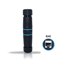 DJC Supply Co. Waterproof IP68 RJ45 coupler Butt Connector for Cat5, Cat6, and Cat7 1 PACK