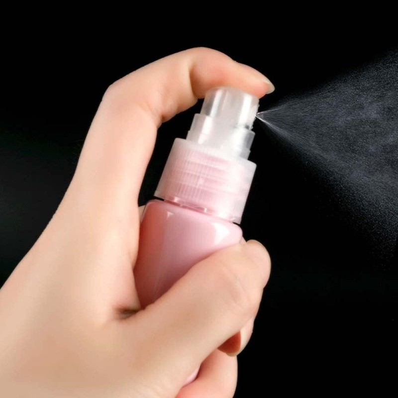 Galepromot 1Pc Pink Refillable Bottles, Candy Color Empty Bottles, Mini