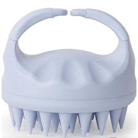Scalp Massager for Hair Growth with Soft Silicone Britles Exfoliating Scalp for Dandruff and Dry Scalp Wet and Dry Hair Care Brush (Ligth Blue)