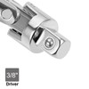 sourcing map 3/8 Inch Drive Spring Loaded Universal Joint Socket,