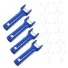 Kisangel Abs Material Pool Cleaning Fixtures 4 Handles with 12