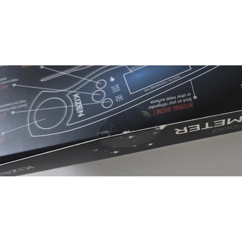 Kizen new KIZEN waterproof INSTANT READ food/meat DIGITAL THERMOMETER black