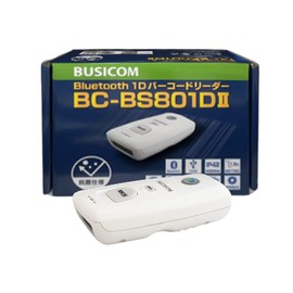 Visicom BC-BS801D-V2-CW Wireless Barcode Reader (Bluetooth, USB, Memory Function, Antibacterial, Japanese Manual Included)