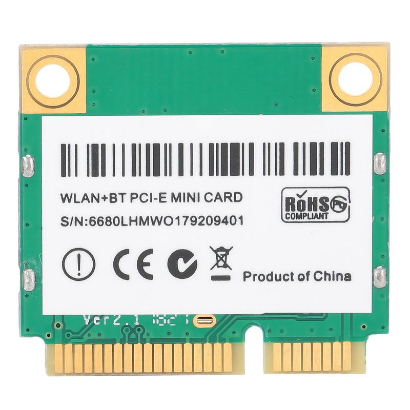Wireless Network Card Gigabit DualBand 2.4G/5G Bluetooth4.1 Mini PCIE 802.11ac
