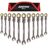 Egofine 11 Piece Flex Head Ratcheting Wrench Set, Metric Wrench