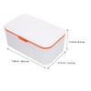 Ciieeo 2pcs Refillable Wipe Dispenser Lid Portable Tissue Storage Case