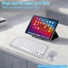 Wireless Bluetooth Keyboard and Mouse Combo – Rechargeable, Quiet Operation,