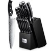 Knife Set, D.Perlla 14 Pieces Kitchen Knife Set with Built-in