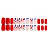 4th of July Press on Nails Medium Square Fake Nails
