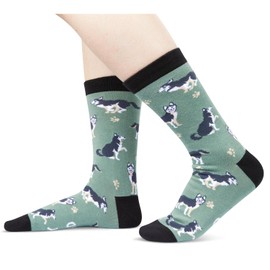 Zmart Funny Boxer Dog Gifts for Women Men, Fun Boxer Dog Socks for Mom Dad Him Her Boxer Lovers