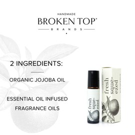 BROKEN TOP - Roll On Perfume | Essential Oil Perfume | Jojoba & Essential Oil Eau de Parfum | Natural, Vegan (Fresh Squeezed)