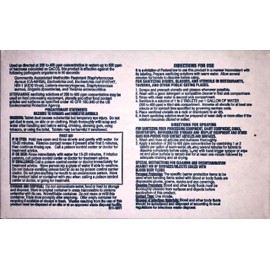 6 Bottles Steramine Sanitizer Tablets w/15 QT-10 Test Strip - Multi Purpose Steramine Sanitizing Tab for Food Contact Surface, Kitchen, Restaurant, Diner & Food Service by FryOilSaver Co. (900 Count)