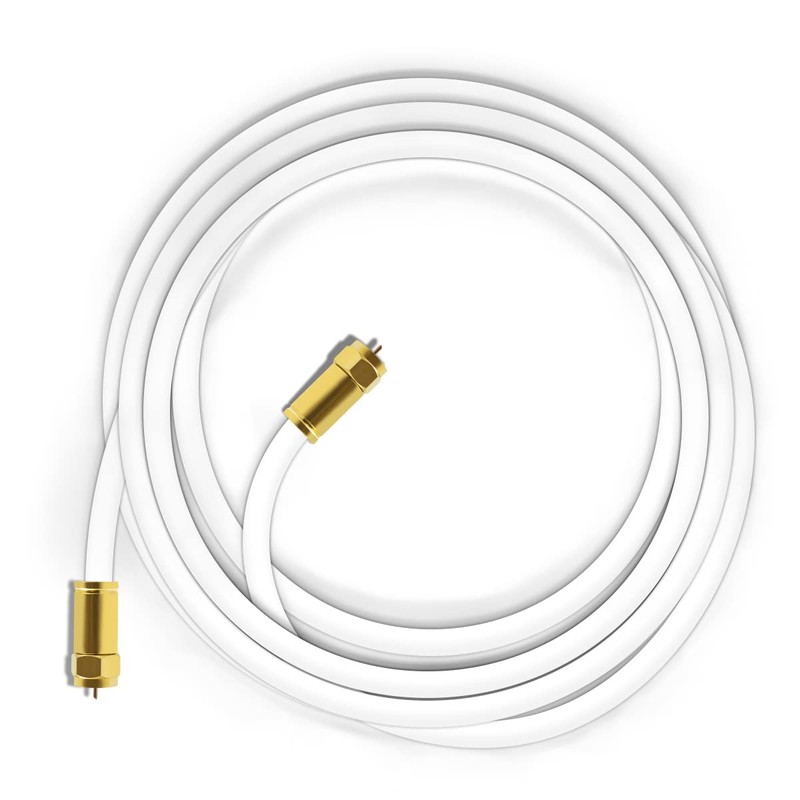 Sterndiscount 1 m SAT TV Coaxial Cable 5-Way Shielding 135