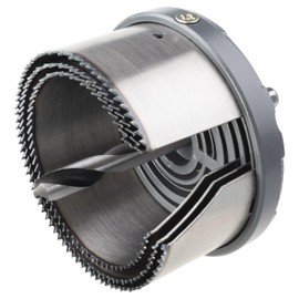 wolfcraft "Professional" Multi-Blade Hole Saw, Ø 60-74 mm I 2154000 I Saw with 3 quick-change blades, Ø 60, 68, 74 mm, cutting depth 33 mm