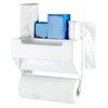 Paper Towel Holder with Shelf Plastic Wall Mounted Paper Towel