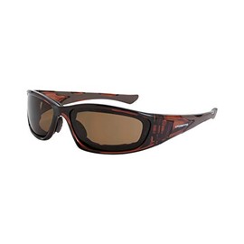Radians 24116 AF MP7 Foam Lined Safety Eyewear, HD Brown Anti-Fog Lens, Crystal Brown Frame (Pack of 12)