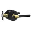 goldenwarm 1 Pack Black and Gold Interior Door Handle, Privacy