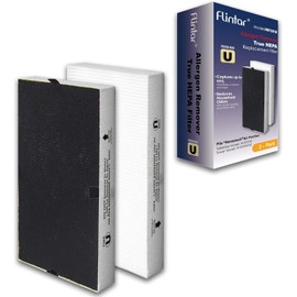 HRF201B Filter U, Compatible with Honeywell HEPAClean U Filter HRF201B and Febreze FRF102B, Fits HW HHT270, HHT290 and Febreze FHT170, FHT180, FHT190, 2-Pack