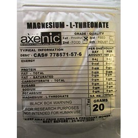 MAGNESIUM L THREONATE 20 grams powder 98.5%