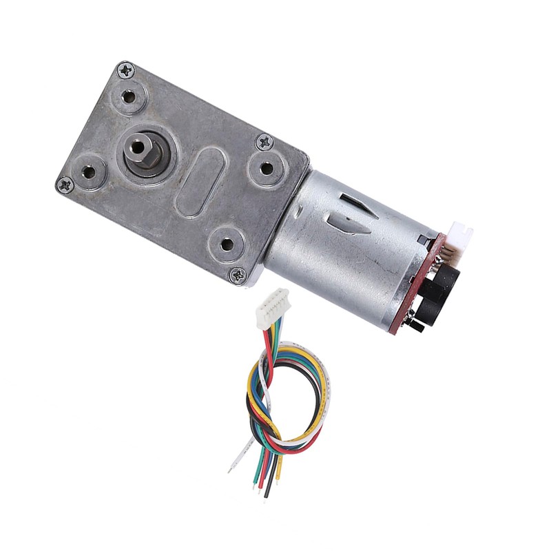 FTVOGUE Motor Reductor de DC 12V Encoder de Motor de