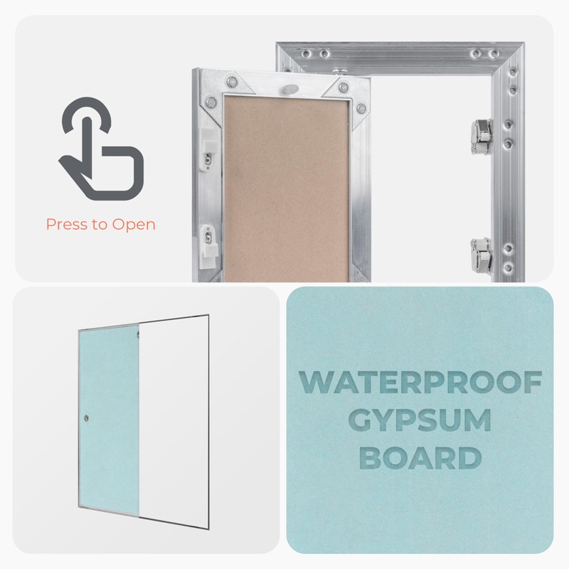 HVAC OV 6" x 8" Drywall Access Panel – Aluminum