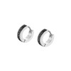 Aretes Lotus Style para Caballero en Tono Plateado