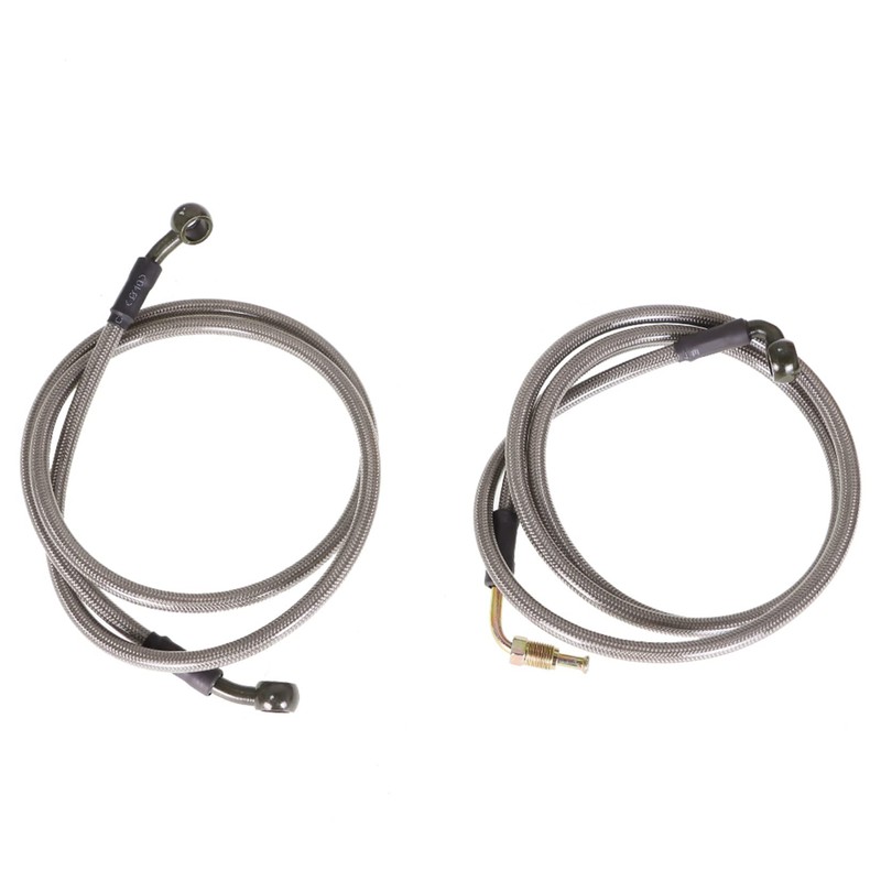 SEBLAFF Extended Front & Rear Brake Lines Replacement for RZR