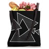 Geometric Triangles Tote Bag