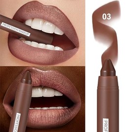 Erinde Lápiz de Labios Mate Velvet, Lápiz Labial Cremoso de Larga Duración