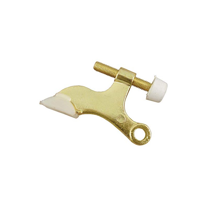 Brass Adjustable Hinge Pin Stop with Foot